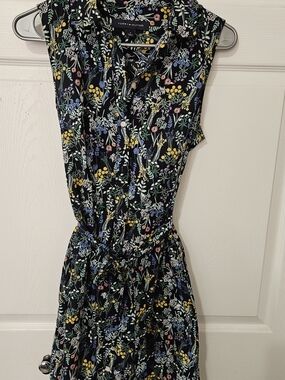 Tommy Hilfiger Black Floral Sleeveless Dress